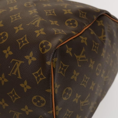 Louis Vuitton Keepall Bag Monogram Canvas, BROWN, CANVAS, Travel bag