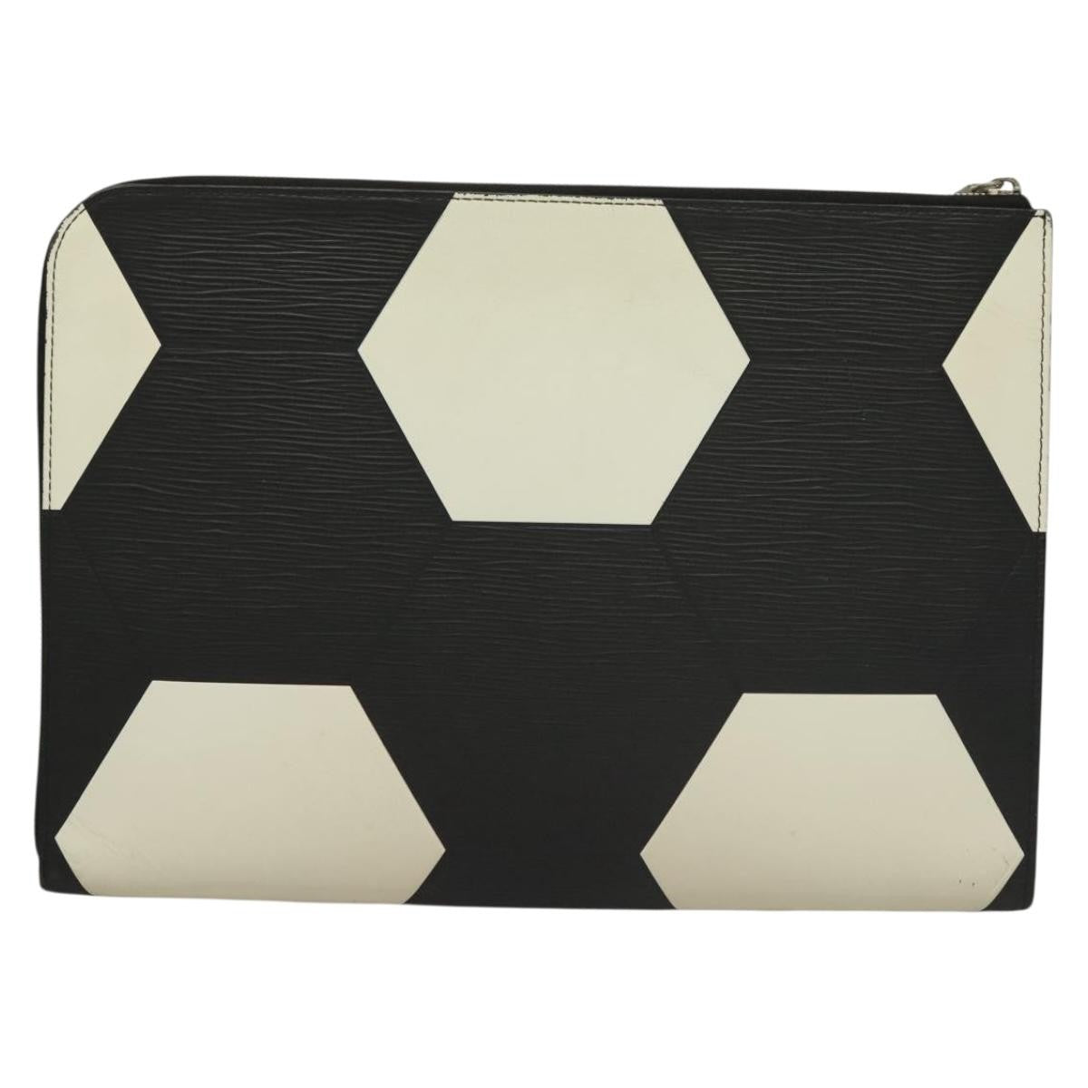 Louis Vuitton Pochette Jour Limited Edition FIFA World Cup Epi Leather, BLACK, LEATHER, Clutche & pouche