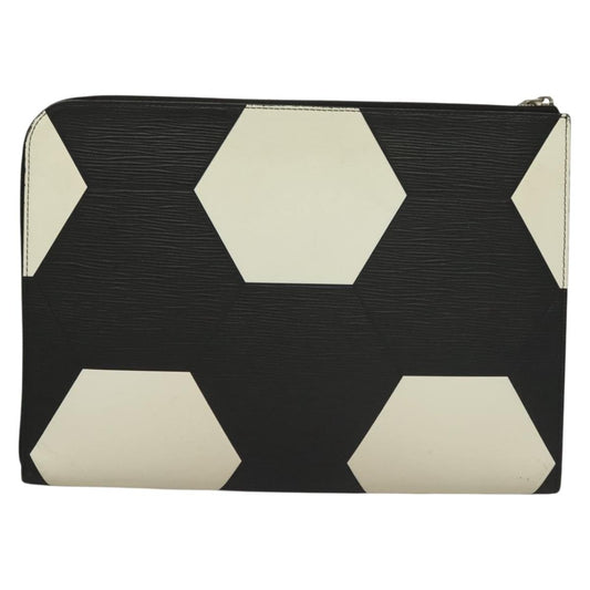 Louis Vuitton Pochette Jour Limited Edition FIFA World Cup Epi Leather, BLACK, LEATHER, Clutche & pouche