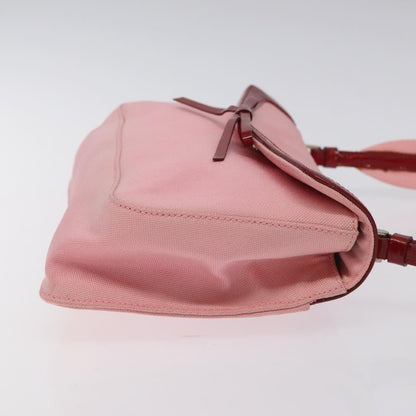 Prada Vintage Shoulder Bag Canvas, PINK, CANVAS, Shoulder bag