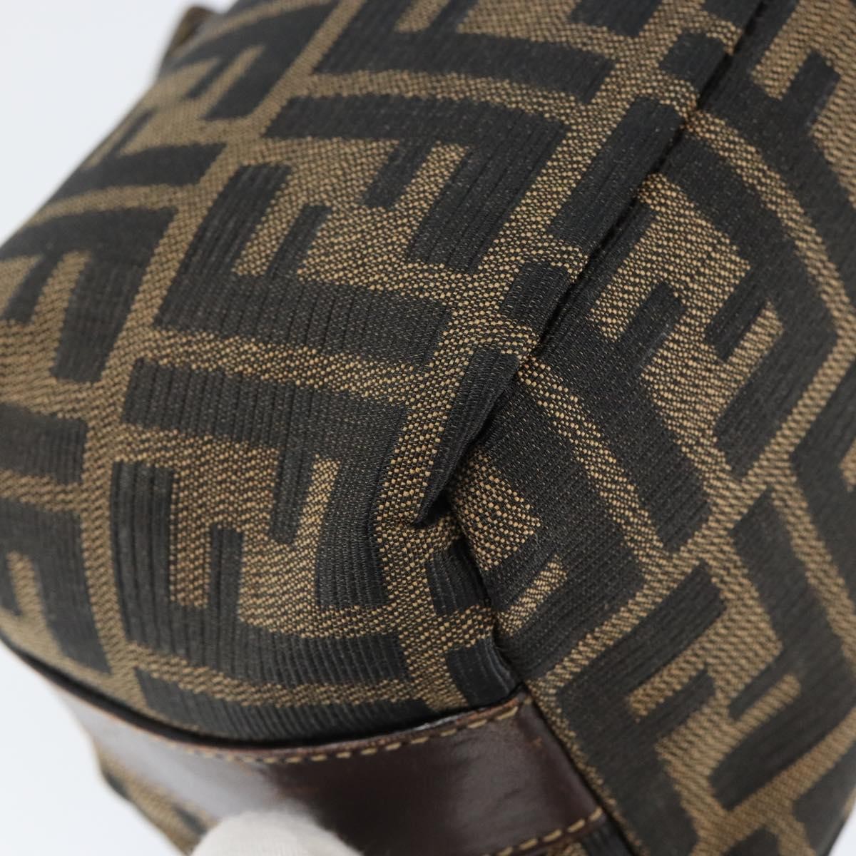 Fendi Vanity Clutch Canvas, BLACK, CANVAS, Clutche & pouche