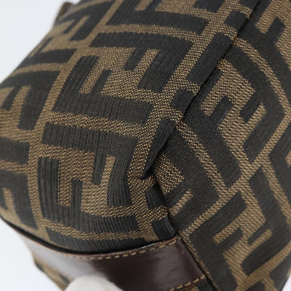 Fendi Vanity Clutch Canvas, BLACK, CANVAS, Clutche & pouche