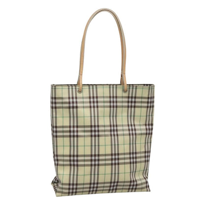 Burberry Nova Handbag Check Pattern, GREEN, NYLON, Handbag