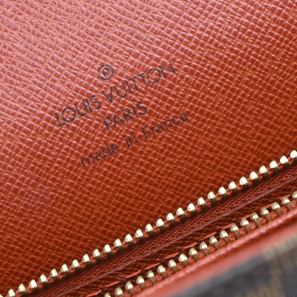 Louis Vuitton Tribeca Handbag Damier, BROWN, LEATHER, Shoulder bag