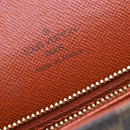 Louis Vuitton Tribeca Handbag Damier, BROWN, LEATHER, Shoulder bag