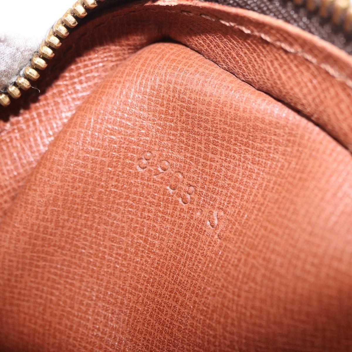 Louis Vuitton Danube Handbag Monogram Canvas, BROWN, CANVAS, Shoulder bag