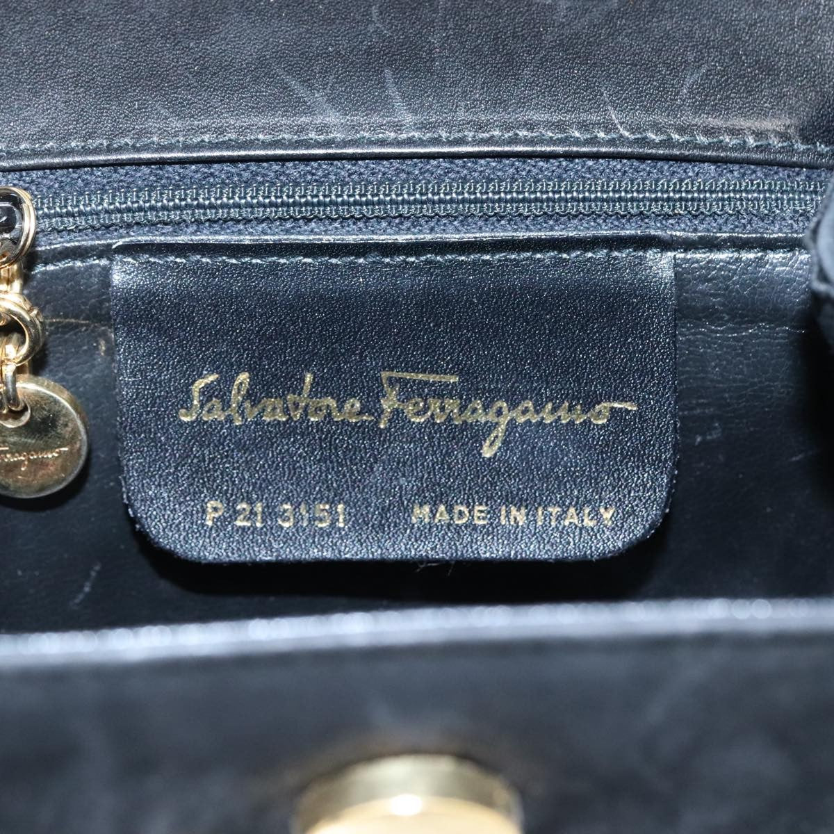 Salvatore Ferragamo Gancini Shoulder Bag Suede, BLACK, SUEDE, Shoulder bag