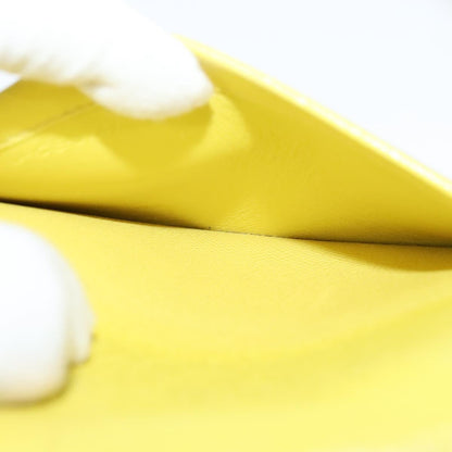 Celine Trotteur Crossbody Bag Grainy Leather, YELLOW, LEATHER, Crossbody bag