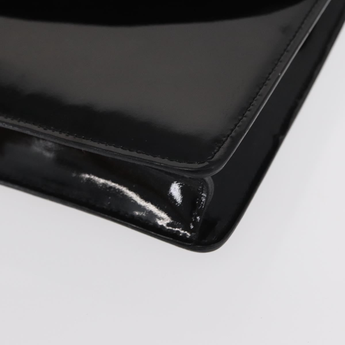 Celine Clutch Bag ENAMEL, BLACK, PATENT_LEATHER, Clutche & pouche