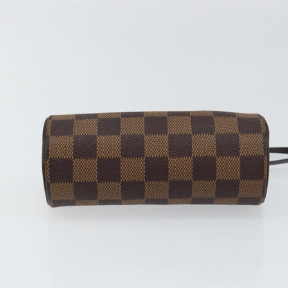 Louis Vuitton Papillon Pochette Damier, BROWN, CANVAS, Clutche & pouche