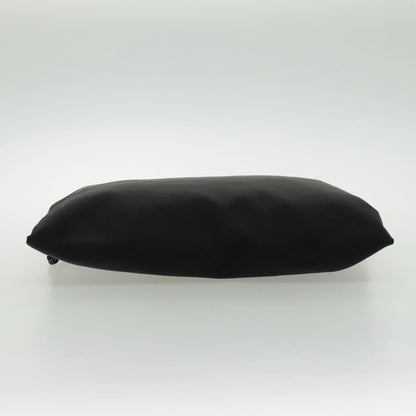 Balenciaga Logo Pouch Canvas, BLACK, CANVAS, Clutche & pouche