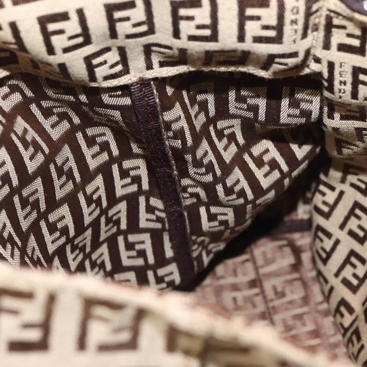 Fendi Vintage Tote Zucca Canvas, BEIGE, CANVAS, Tote bag