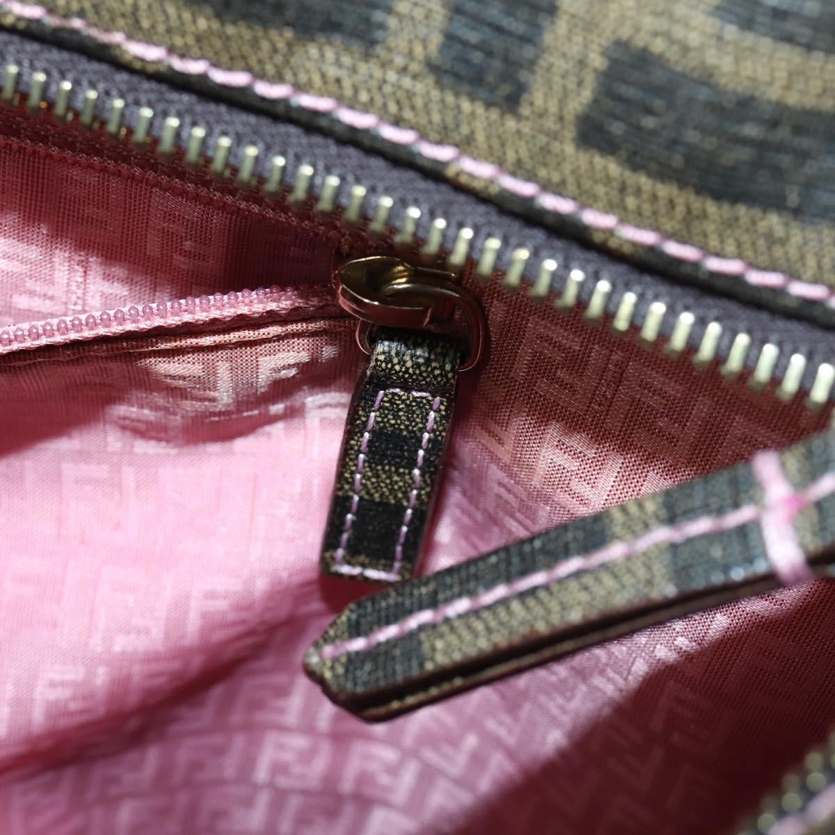 Fendi Roll Tote Zucca Canvas, BLACK, CANVAS, Tote bag