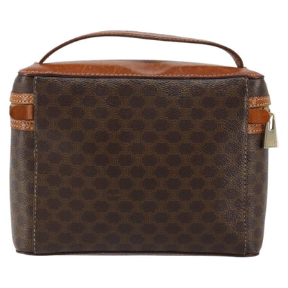 Celine Macadam Vanity Bag Canvas, BROWN, CANVAS, Clutche & pouche
