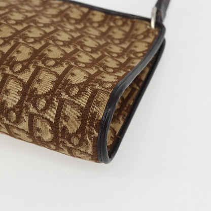 Christian Dior Vintage CD trotter Shoulder bag Canvas, BEIGE, CANVAS, Shoulder bag