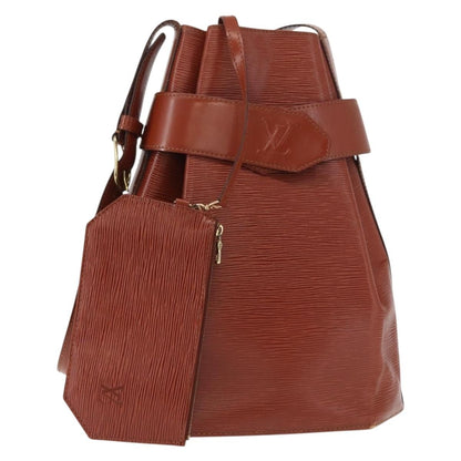 Louis Vuitton Vintage Sac d'Epaule Handbag Epi Leather, BROWN, LEATHER, Shoulder bag