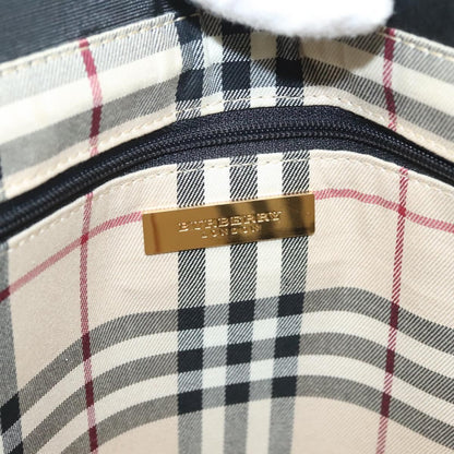 Burberry Tote Leather, BLACK, LEATHER, Tote bag