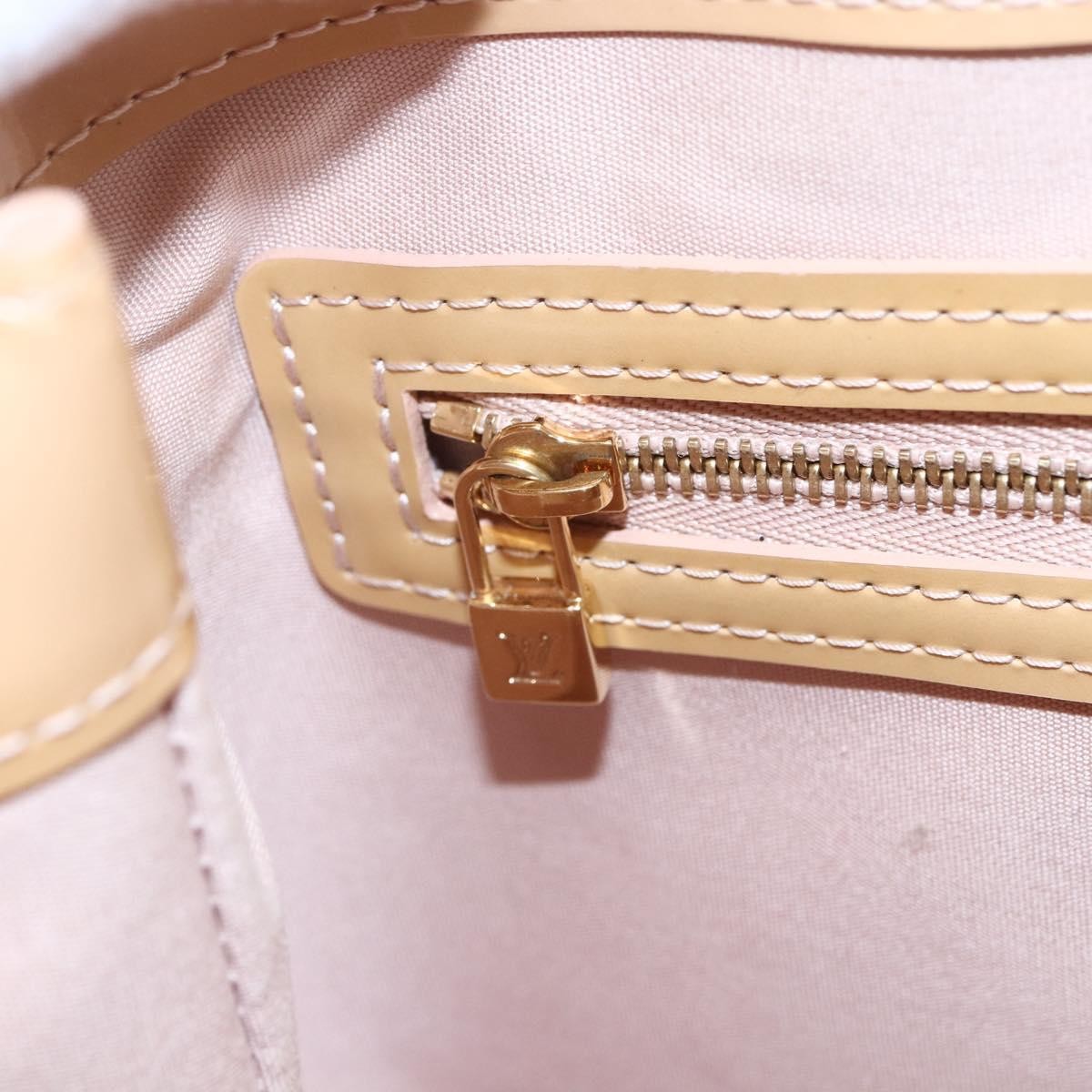 Louis Vuitton Wilshire Handbag Monogram Vernis, BEIGE, PATENT_LEATHER, Handbag