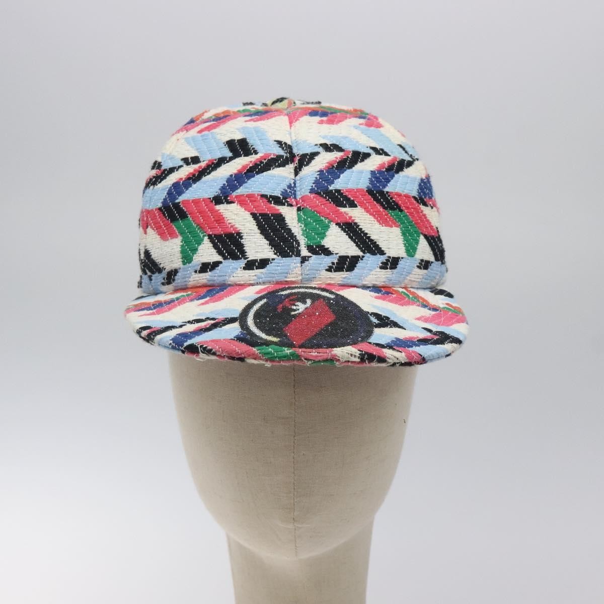 Chanel Airlines Baseball Cap Cotton, MULTICOLOUR, COTTON, Head accessory