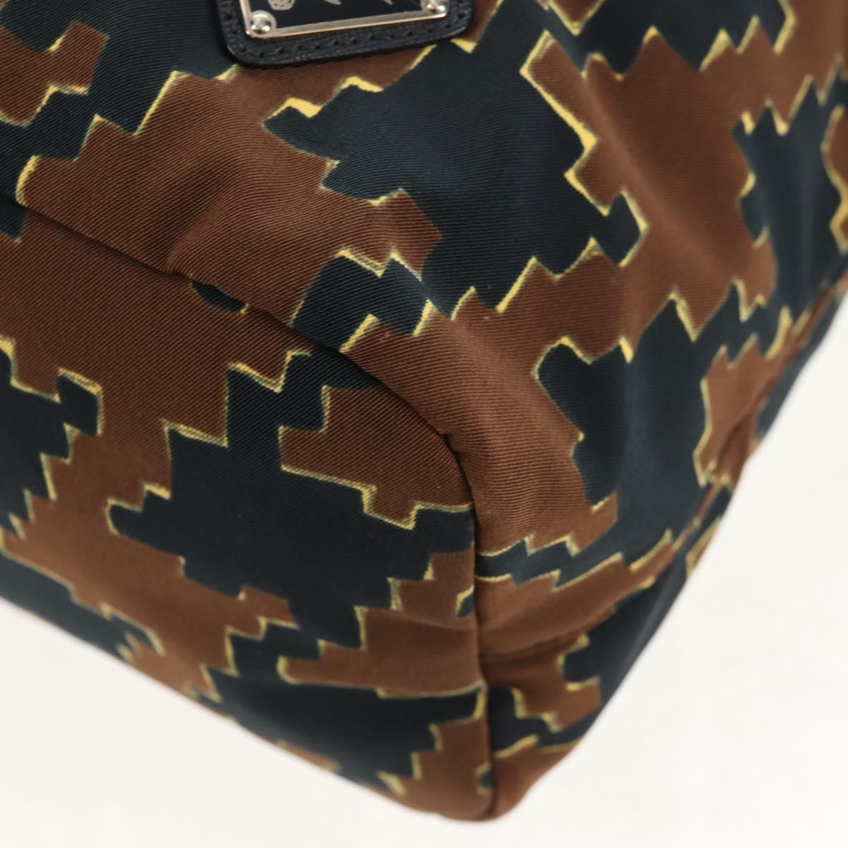 Prada Vintage Handbag Tessuto, BROWN, NYLON, Handbag