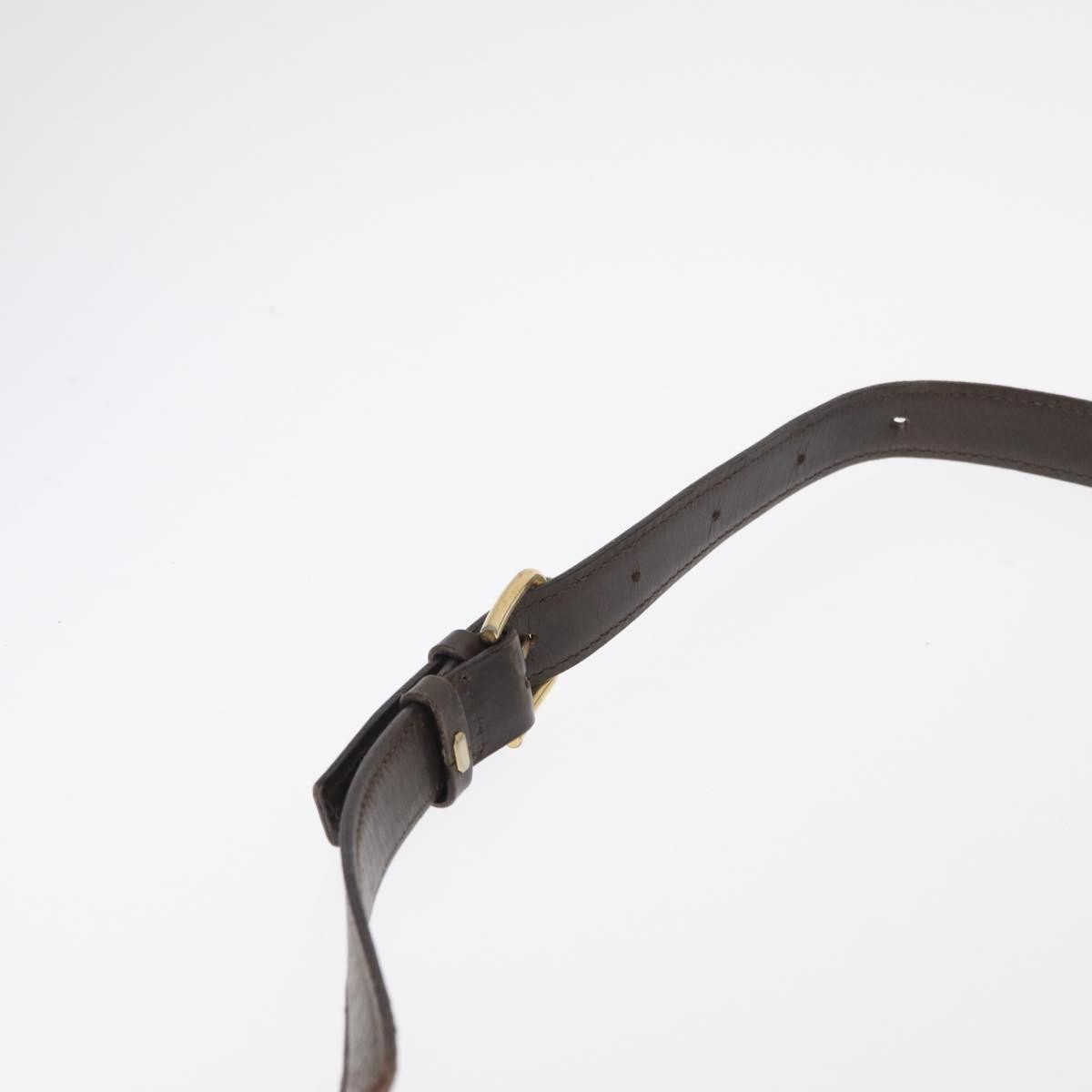 Celine C Macadam Shoulder bag Canvas, BROWN, CANVAS, Shoulder bag