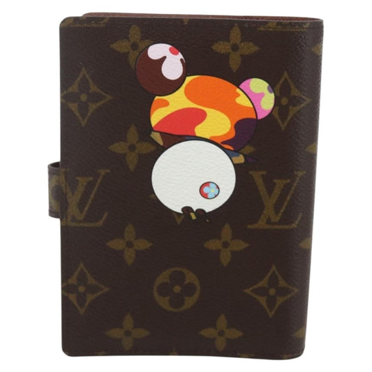 Louis Vuitton Agenda Cover Monogram Panda, Brown, Canvas, Wallet