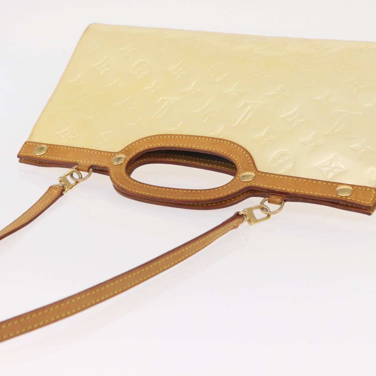 Louis Vuitton Roxbury Drive Handbag Monogram Vernis, YELLOW, PATENT_LEATHER, Handbag