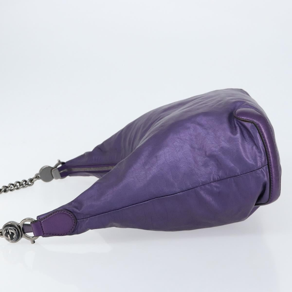 Gucci Galaxy Hobo Leather, PURPLE, LEATHER, Shoulder bag