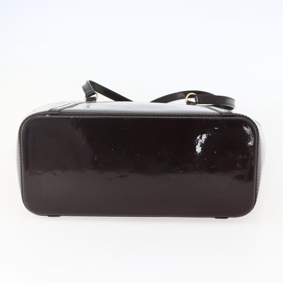 Louis Vuitton Avalon Handbag Monogram Vernis, PURPLE, PATENT_LEATHER, Handbag