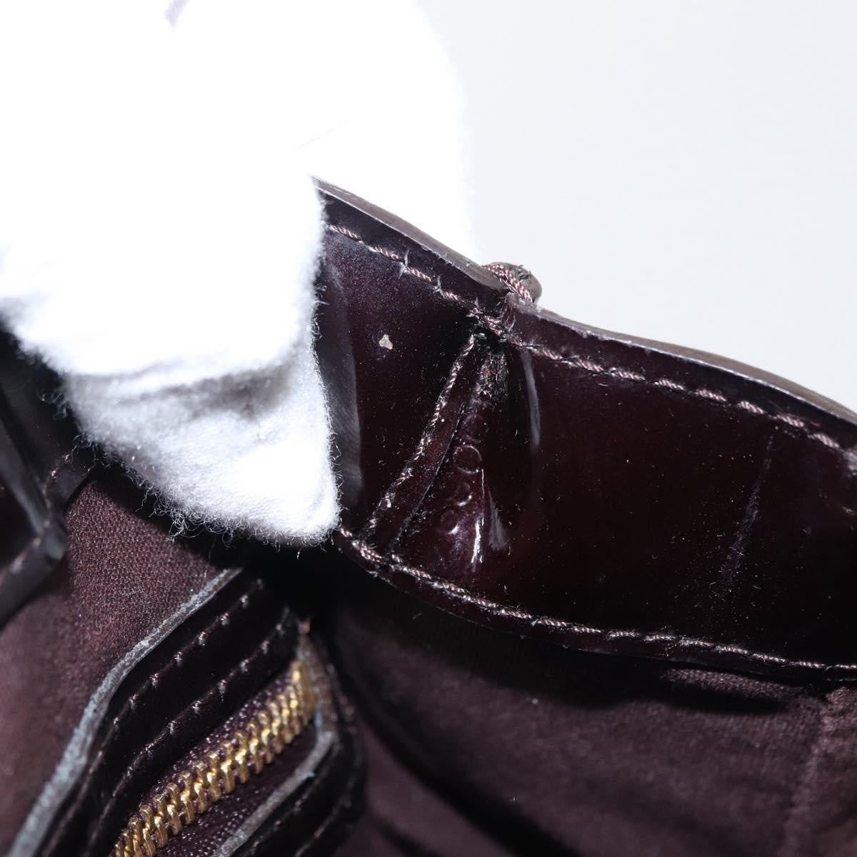 Louis Vuitton Wilshire Handbag Monogram Vernis, BURGUNDY, PATENT_LEATHER, Handbag