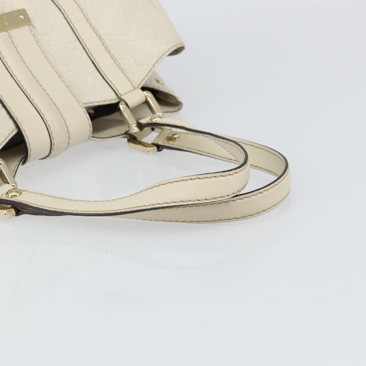 Gucci New Ladies Web Tote Guccissima Leather, WHITE, LEATHER, Tote bag