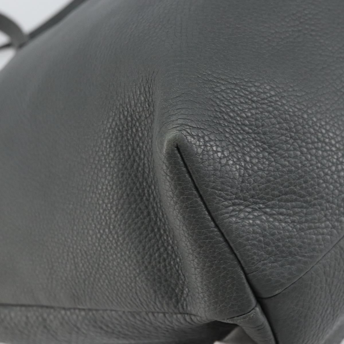 Gucci Bamboo Tassel Tote Leather, GRAY, LEATHER, Tote bag