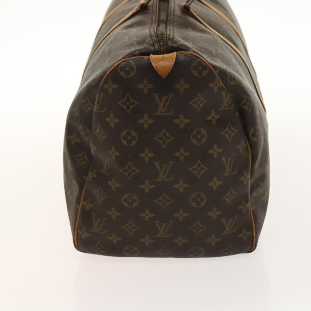 Louis Vuitton Keepall Bag Monogram Canvas, BROWN, CANVAS, Travel bag