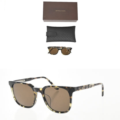 Bottega Veneta Intrecciato Sunglasses Plastic, Brown, Plastic, Sunglasses