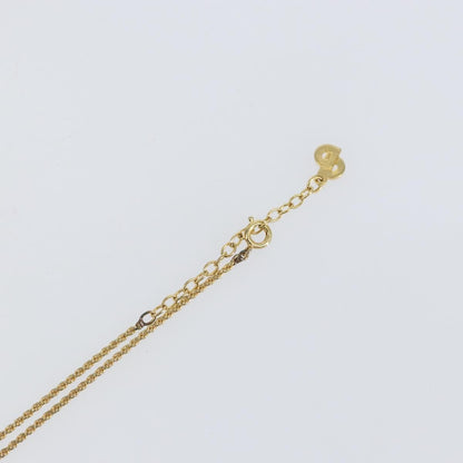 Christian Dior CD Pendant Necklace Metal, GOLD, METAL, Necklace