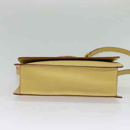 Loewe Barcelona Shoulder Bag Leather, YELLOW, LEATHER, Shoulder bag