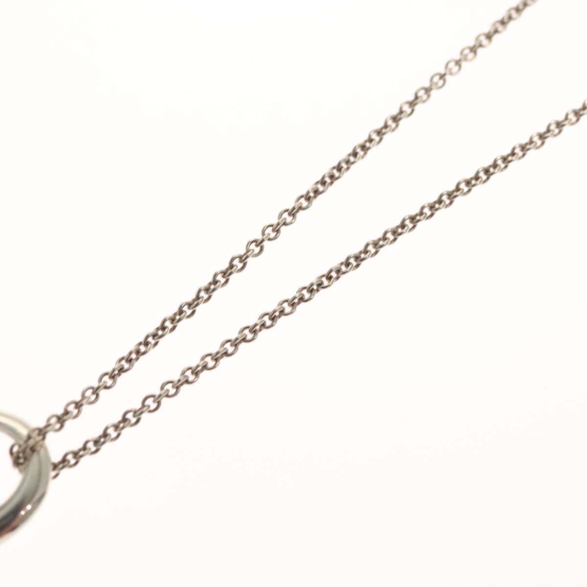 Tiffany & Co. Elsa Peretti Open Heart Pendant Necklace Sterling Silver, SILVER, SILVER, Necklace