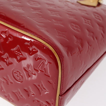 Louis Vuitton Houston Handbag Monogram Vernis, RED, PATENT_LEATHER, Handbag