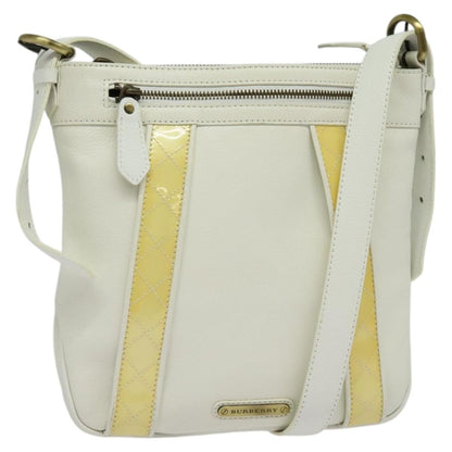 Burberry Shoulder Bag Leather, WHITE, LEATHER, Shoulder bag