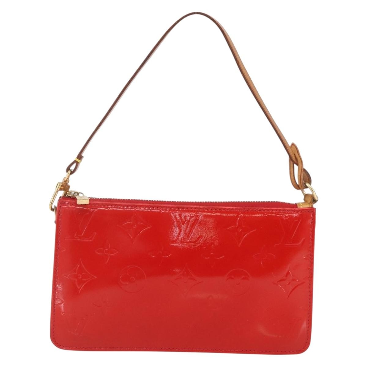 Louis Vuitton Lexington Pochette Patent Leather, RED, PATENT_LEATHER, Clutche & pouche