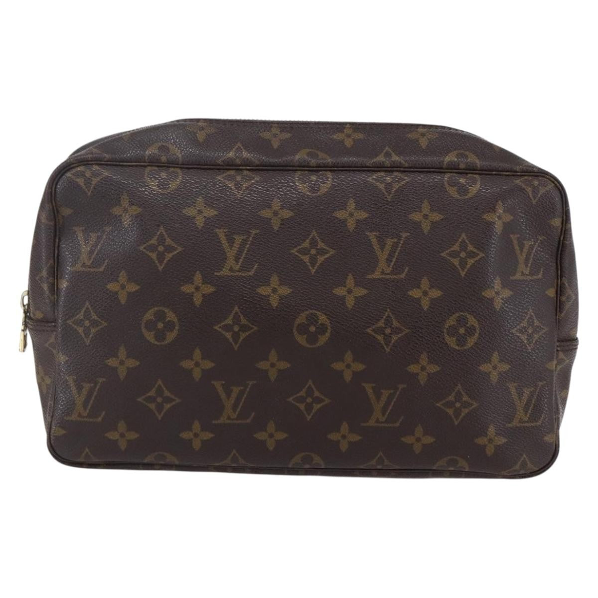 Louis Vuitton Trousse Toilette Monogram Canvas, BROWN, CANVAS, Clutche & pouche