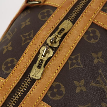 Louis Vuitton Sac Souple Handbag Monogram Canvas, BROWN, CANVAS, Travel bag
