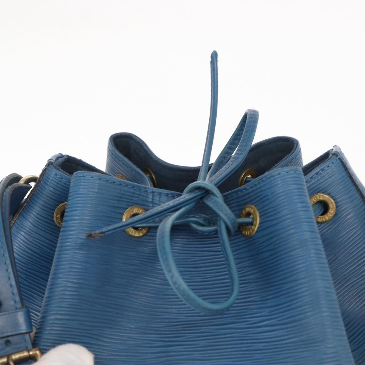 Louis Vuitton Petit Noe NM Handbag Epi Leather, BLUE, LEATHER, Shoulder bag