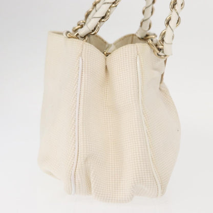 Fendi Mia Tote Canvas, WHITE, CANVAS, Tote bag