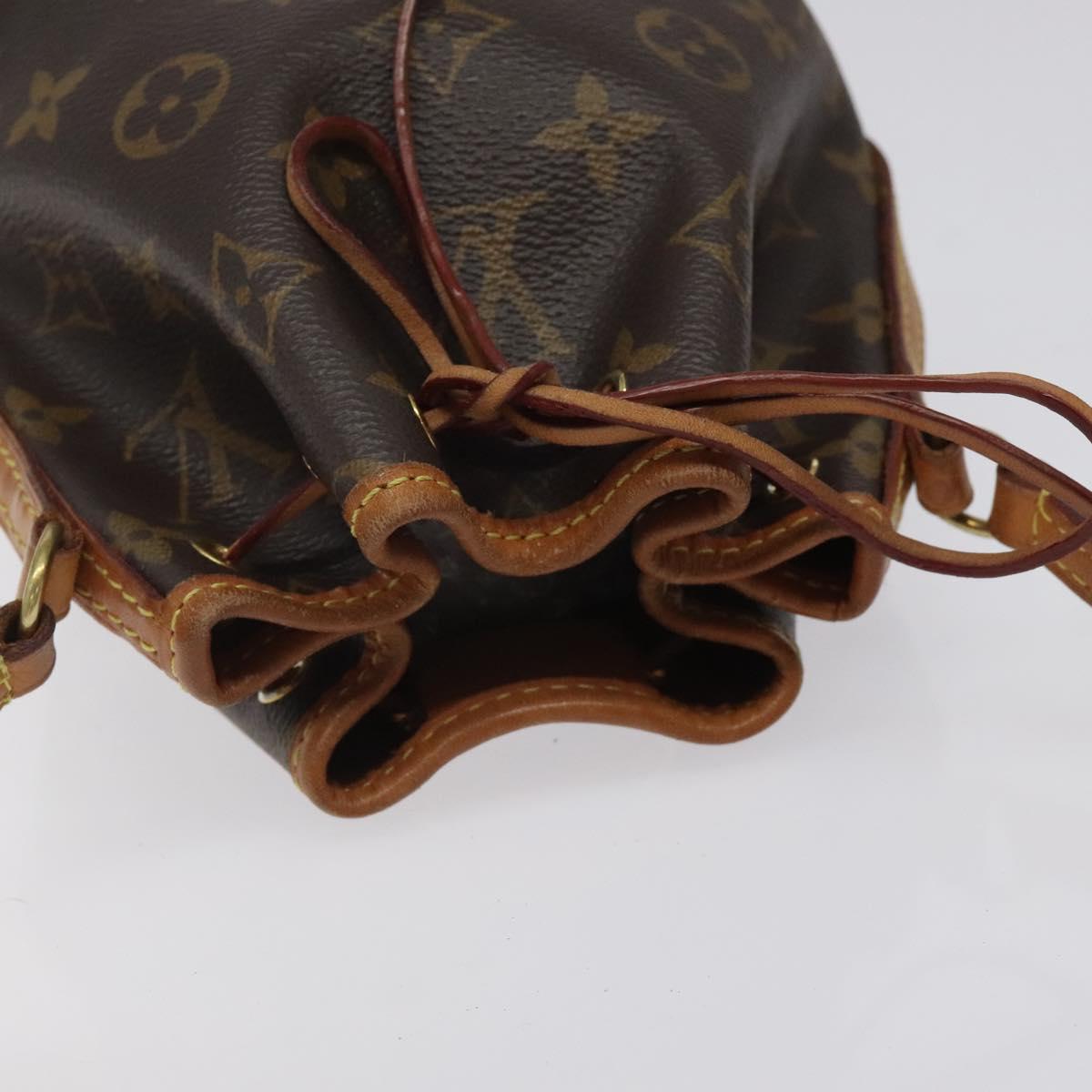 Louis Vuitton Nano Noe Shoulder Bag Monogram Canvas, BROWN, CANVAS, Shoulder bag