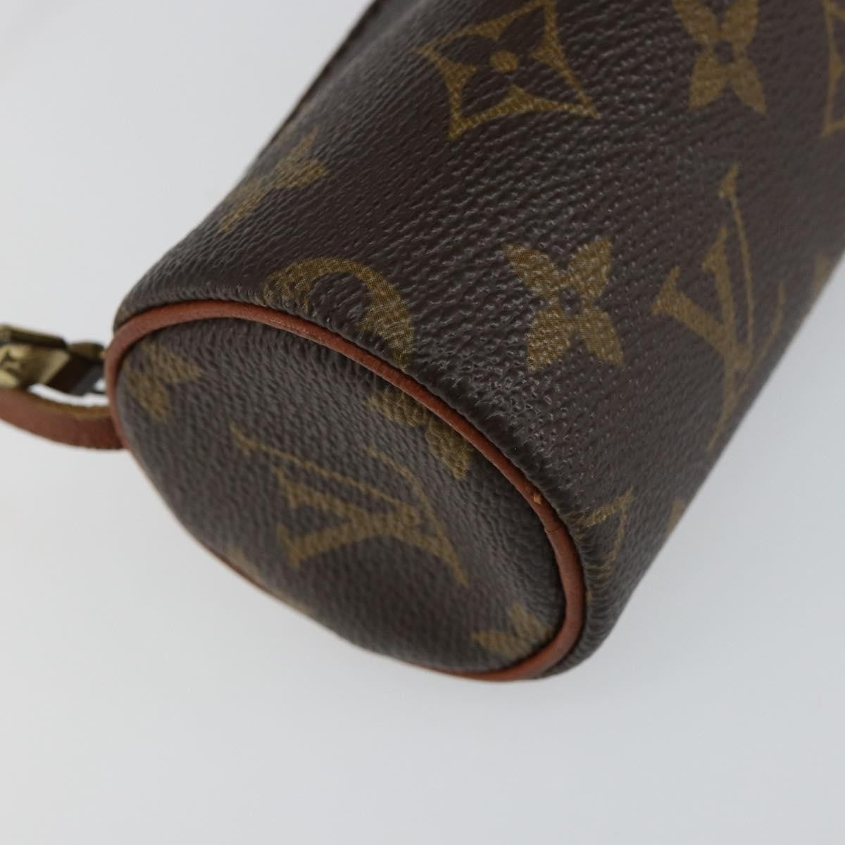 Louis Vuitton Papillon Pochette Monogram Canvas, BROWN, CANVAS, Clutche & pouche