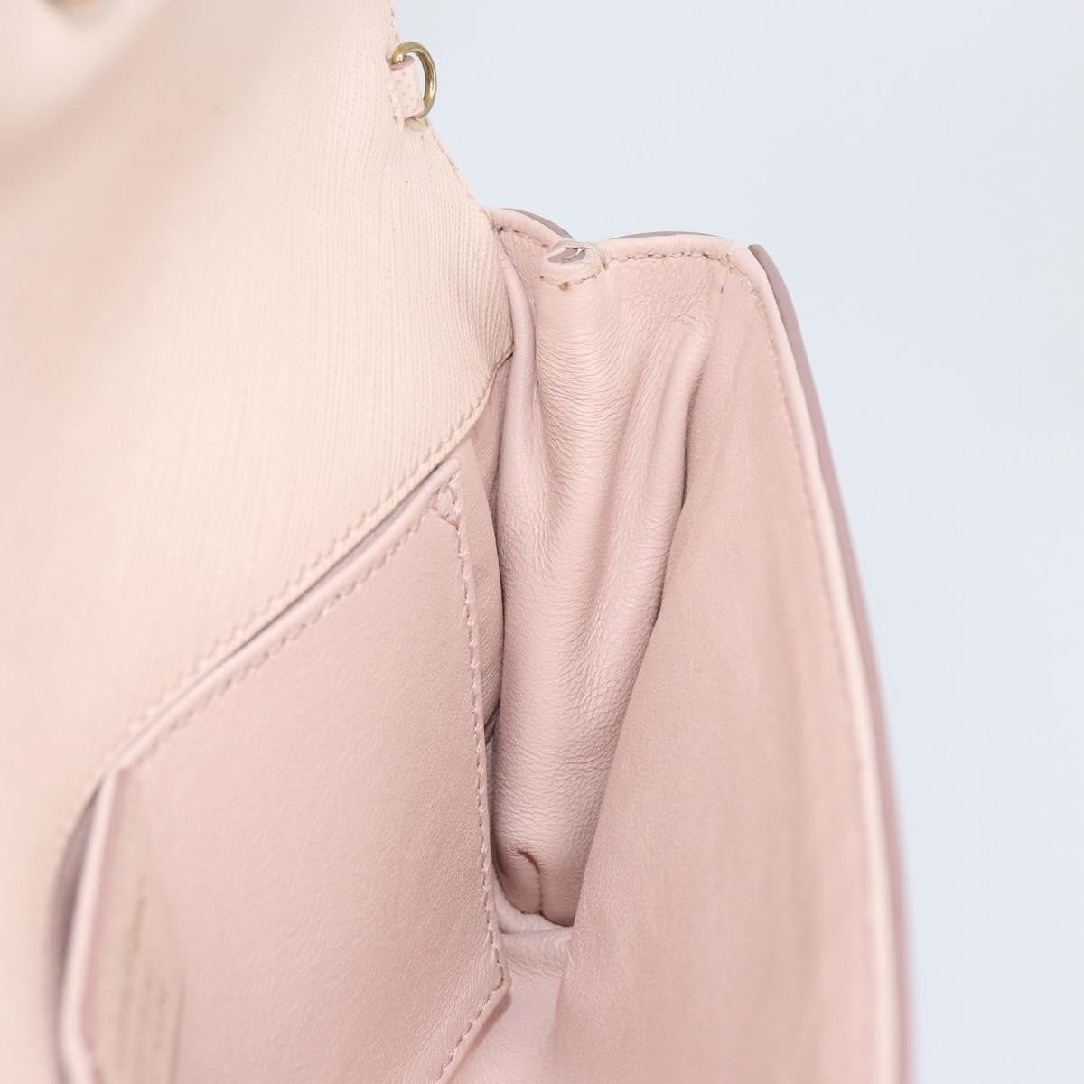 Salvatore Ferragamo Vala Shoulder Bag Leather, PINK, LEATHER, Shoulder bag