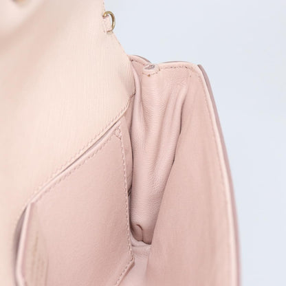 Salvatore Ferragamo Vala Shoulder Bag Leather, PINK, LEATHER, Shoulder bag