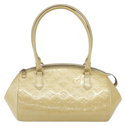 Louis Vuitton Sherwood Handbag Monogram Vernis, BEIGE, PATENT_LEATHER, Handbag
