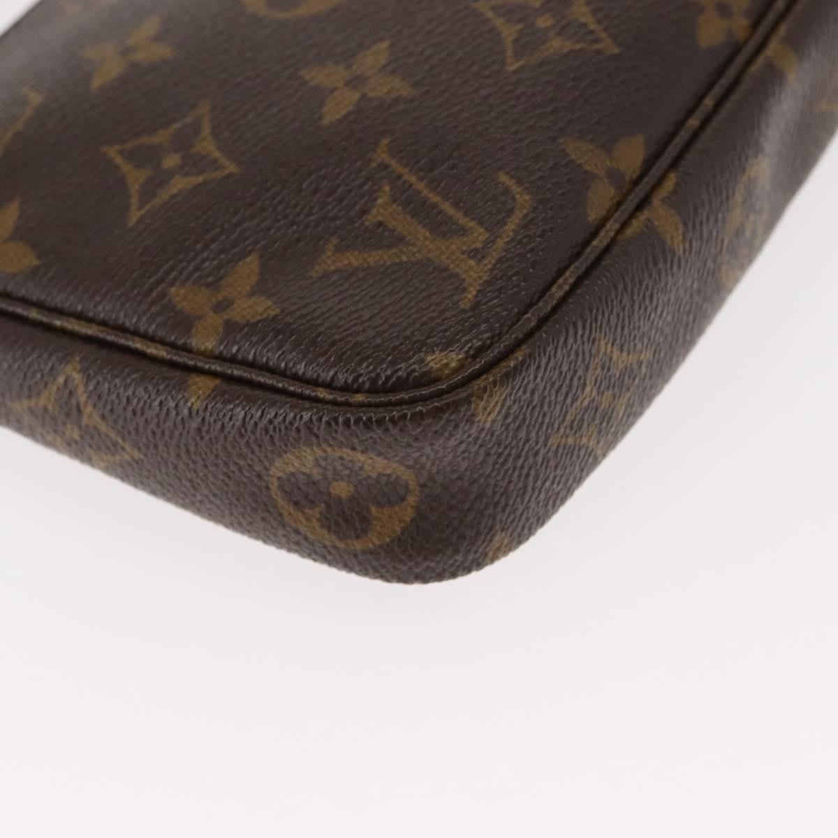 Louis Vuitton Pochette Accessoires NM Monogram Canvas, BROWN, CANVAS, Clutche & pouche